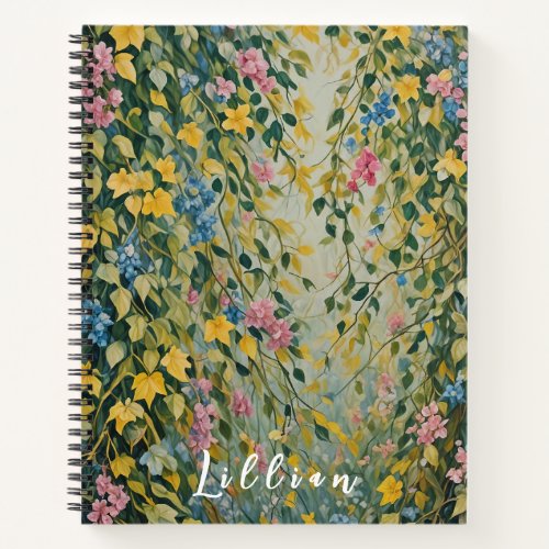 Enchanted Passage Pastel Secret Garden Notebook