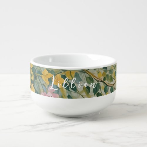 Enchanted Passage Pastel Secret Garden Soup Mug