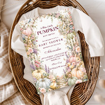 Enchanted Pastel Pumpkin Baby Shower