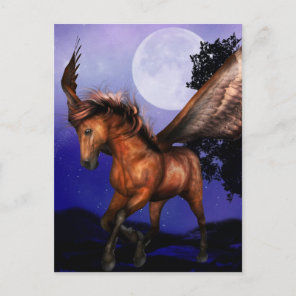 Enchanted Pegasus  Postcard