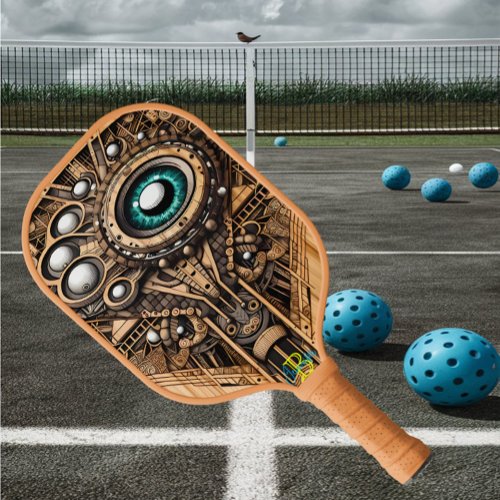 Enchanted Pickleball Paddle With Green Eye