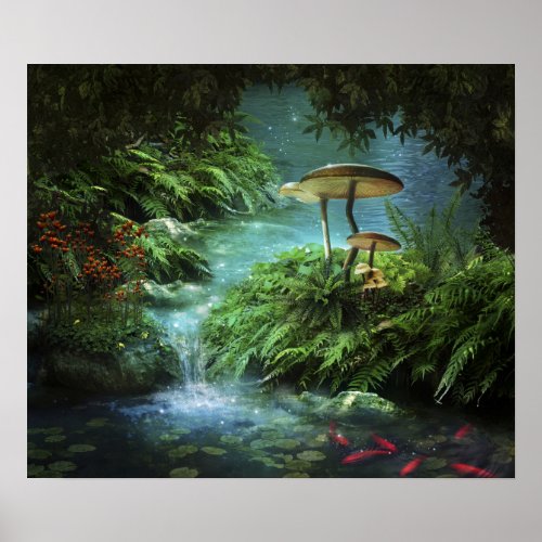 Enchanted Pond Poster