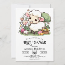 Enchanted Pretty Sheep Baby Shower