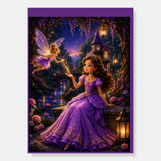 Enchanted Princess and Fairy Garden Castle Fantasy Foam Board