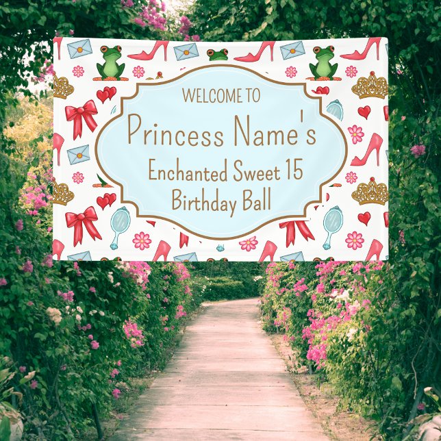 Enchanted Princess Birthday Banner (Creator Uploaded)