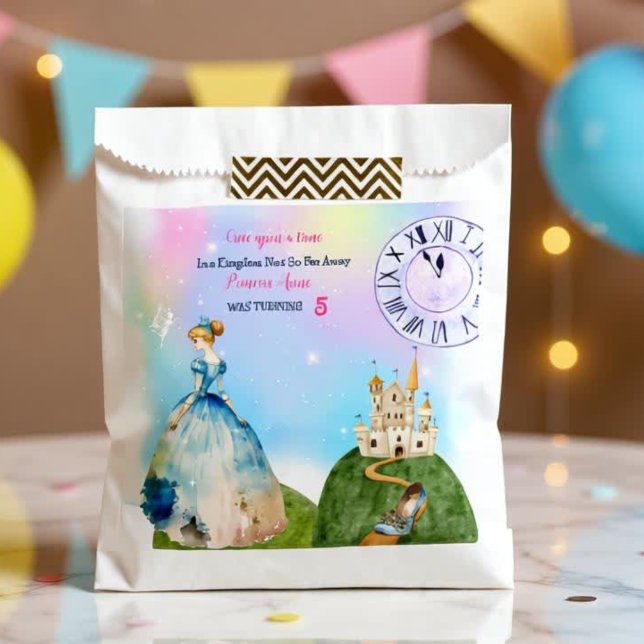 Enchanted Princess Birthday Kids  Favor Bag (Creator Uploaded)