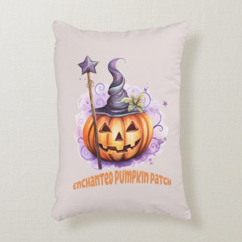 Enchanted Pumpkin Patch Accent Pillow