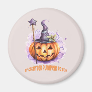 Enchanted Pumpkin Patch – Cute Jack-o’-Lantern Magnet