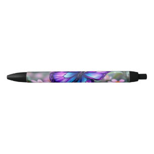 Enchanted Purple Butterfly Garden Pen