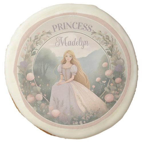 Enchanted Rapunzel Princess Sugar Cookie