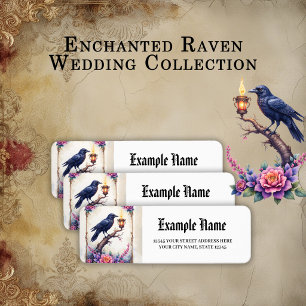 Enchanted Raven Wedding Collection Label
