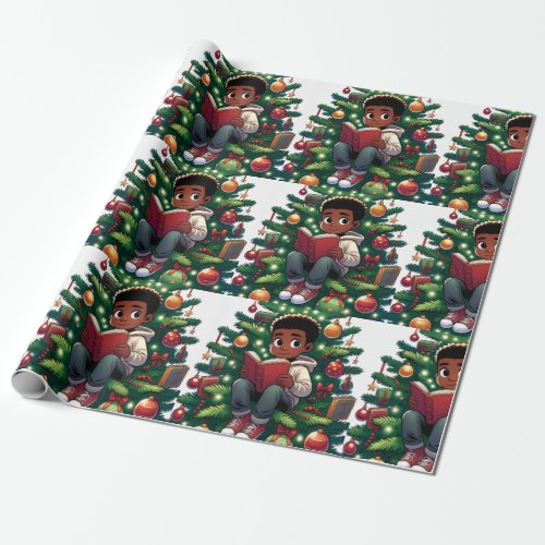 Enchanted Reading _Christmas Wrapping Paper