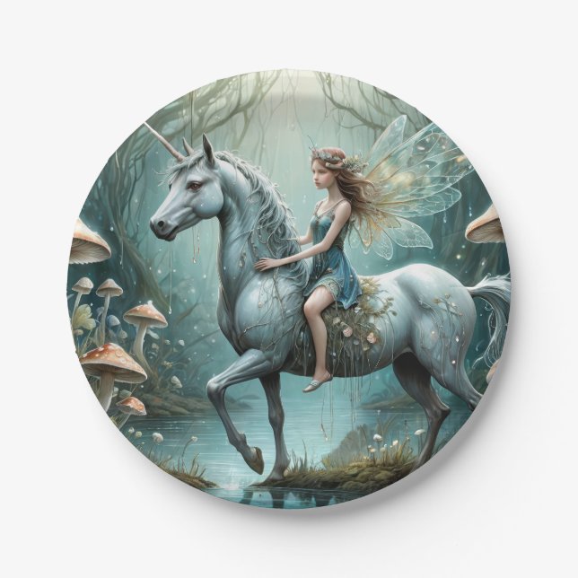 Enchanted Ride Paper Plates (Front)