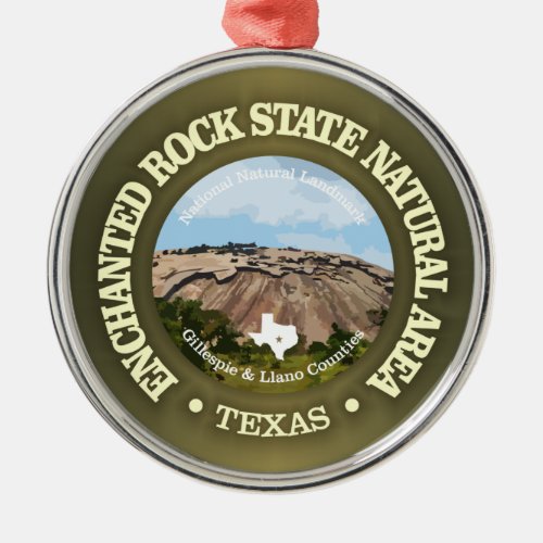 Enchanted Rock SNA Metal Ornament