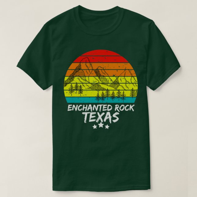 ENCHANTED ROCK TEXASTEXAS VINTAGETShirt T-Shirt (Design Front)