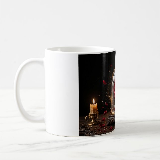 Enchanted Rose Dome Coffee Mug (Left)