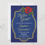 Enchanted Rose Fairytale Quincea&#241;era Invitation at Zazzle