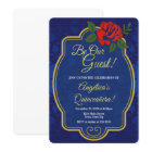 Enchanted Rose Fairytale Quinceañera Invitation