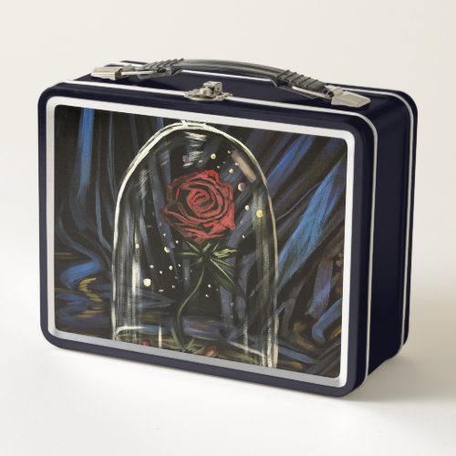 Enchanted Rose   Metal Lunch Box