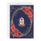 Enchanted Rose Quinceañera Navy Red Gold Birthday
