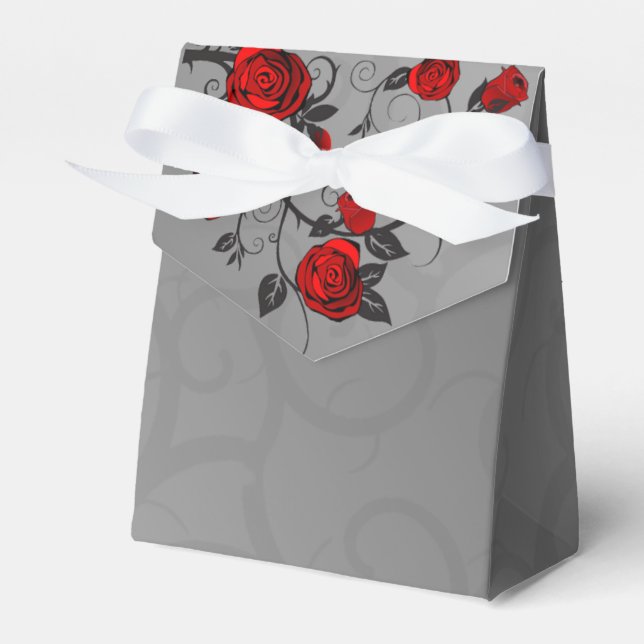 Enchanted Roses Favor Boxes (Front Side)