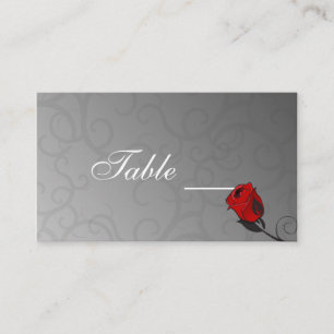 Enchanted Roses Table Card
