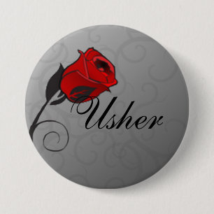 Enchanted Roses Usher Button