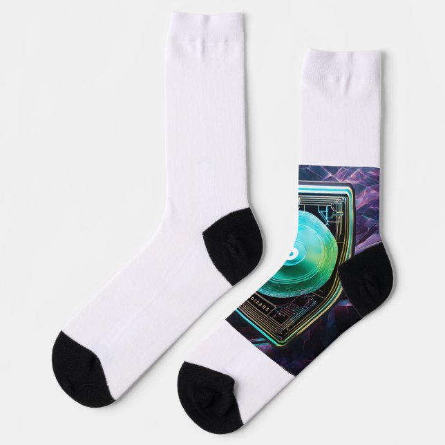 Enchanted Runes Socks (Left)