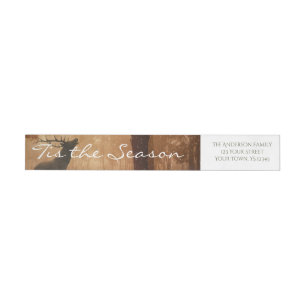 Enchanted Season Holiday Wrap Around Label