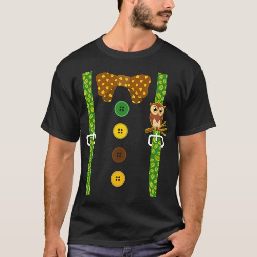 Enchanted Shirt Suspender Forest Owl Tee Gift T_Shirt