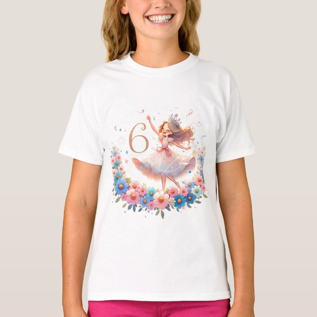Enchanted Six: A Floral Fairy Tale T-Shirt (Front)