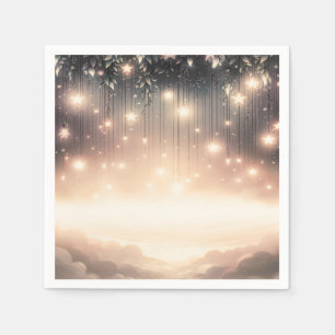 Enchanted Sky Tree Glow  Stars & Clouds  Napkins