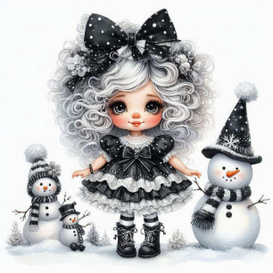 Enchanted Snow Companions Cutout
