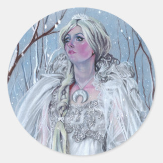 Enchanted snow queen stickers