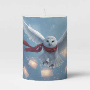  “Enchanted Snowfall Owl” Christmas Mug Pillar Candle