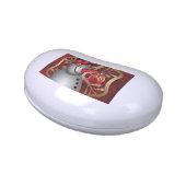 Enchanted Snowman Jelly Belly Tin (Side)