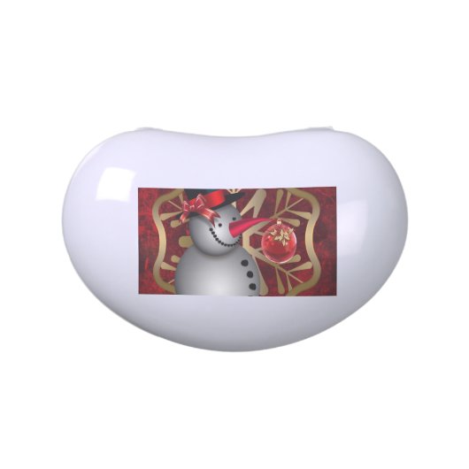 Enchanted Snowman Jelly Belly Tin (Top)