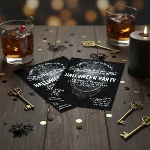 Enchanted "Spooktacular" Halloween Party Invitation