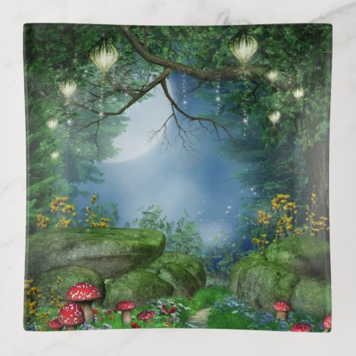 Enchanted Summer Night Trinket Tray