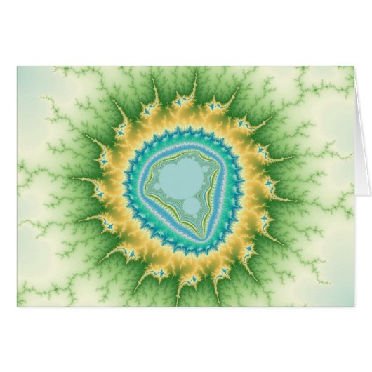 Enchanted Sun - Fractal Card (Front Horizontal)