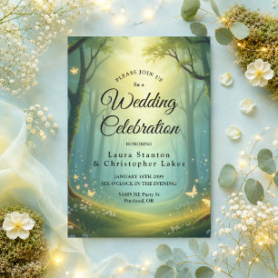 Enchanted Sunlit Summer Grove Invitation