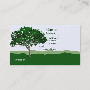 Enchanted Tree Business Card Template