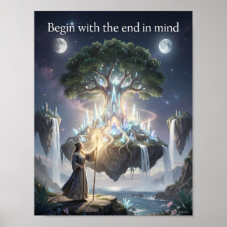 Enchanted Tree of Purpose Fantasy Poster