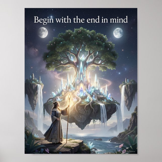 Enchanted Tree of Purpose Fantasy Poster (Front)