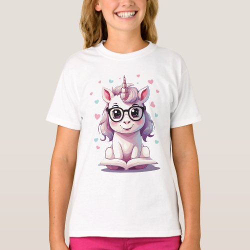 Enchanted unicorn design T_Shirt