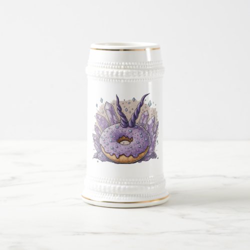 Enchanted Unicorn Donut Beer Stein