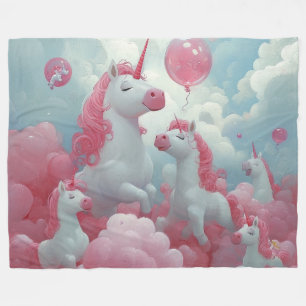 Enchanted Unicorn Dreamscape Fleece Blanket
