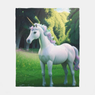 Enchanted Unicorn Fleece Blanket