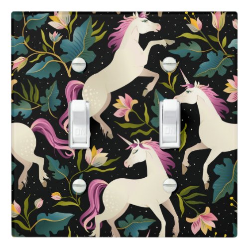 Enchanted Unicorn Forest Light Switch Cover