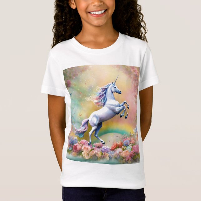 Enchanted Unicorn Forest T-Shirt Designs (Front)